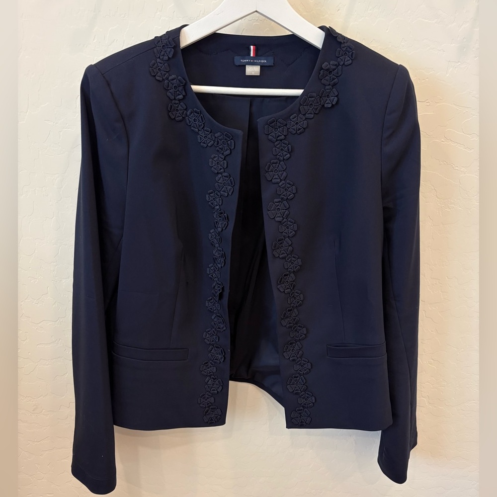 Tommy Hilfiger Navy Blue Women's Blazer - size 10